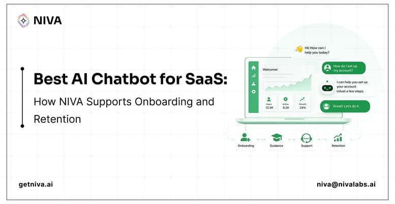 Best AI Chatbot for SaaS: How NIVA Supports Onboarding and Retention