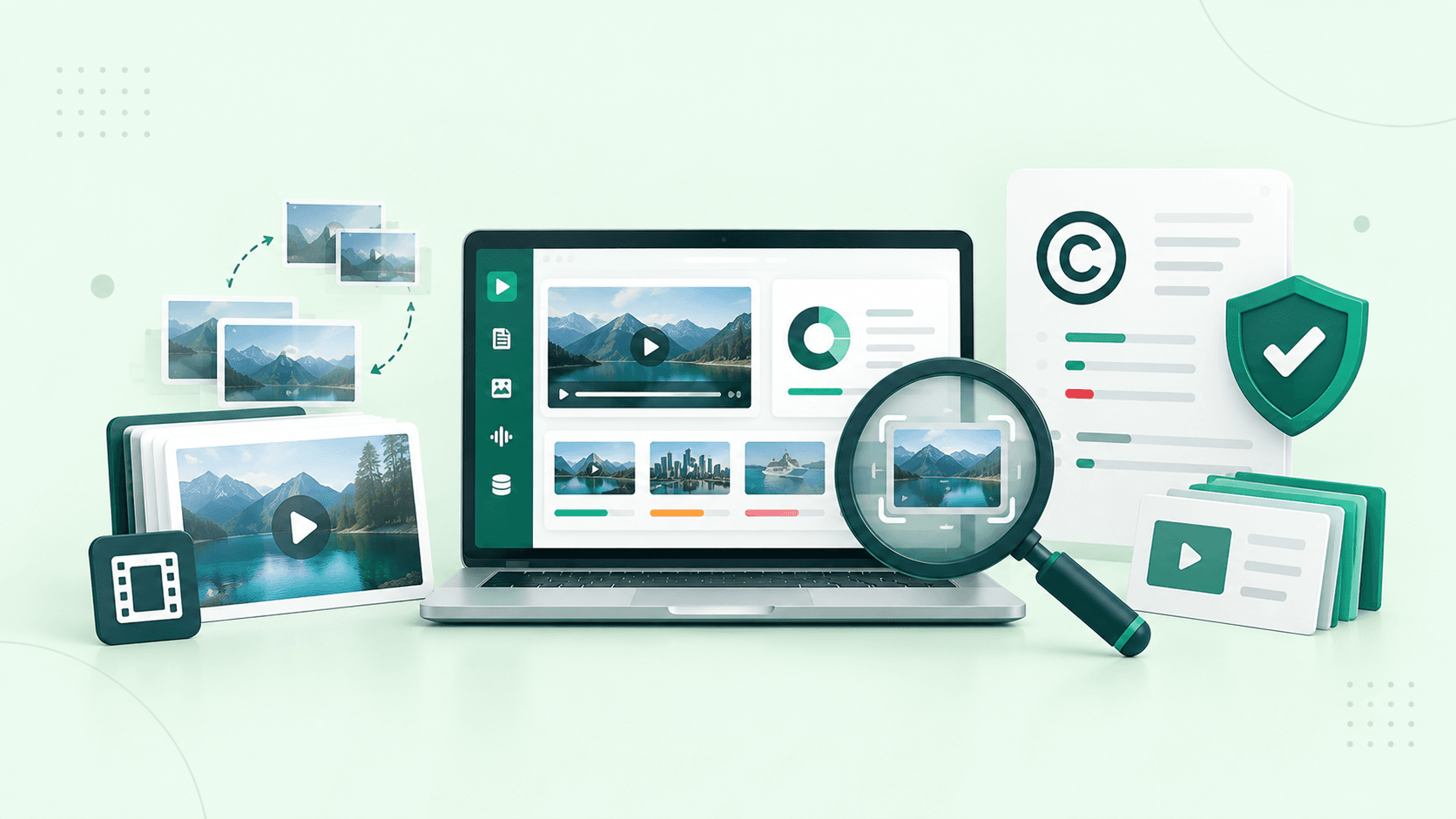 AI Video Copyright and Content Similarity Checker