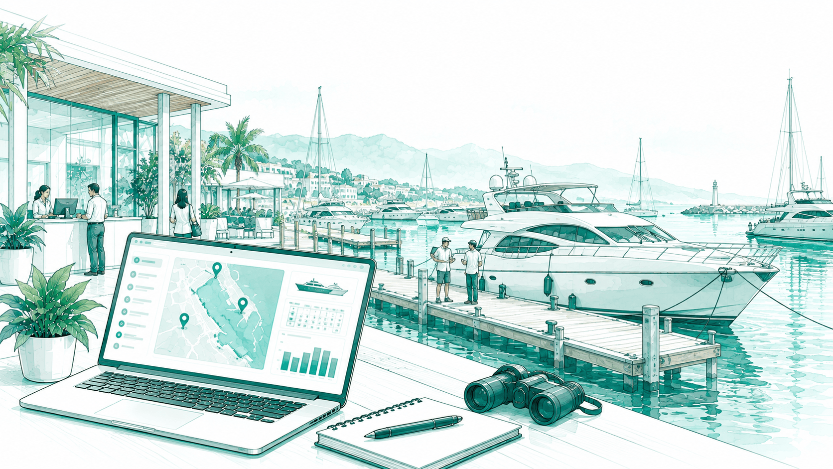 Marina & Yacht Charter Management System for Tourism Operations
