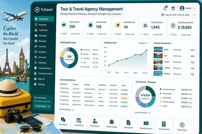 Preview for Odoo Travel Management System for Agencies & Tours