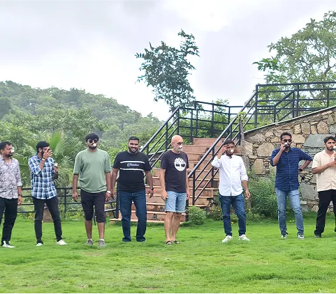 PySquad team enjoying an outdoor gathering